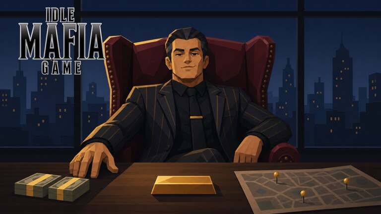 Idle Mafia Game official Roblox experience artwork